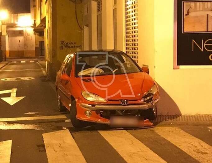 Imagen del vehículo siniestrado (Foto TA)